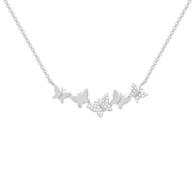 14K GOLD DIAMOND BLAIRE BUTTERFLY NECKLACE