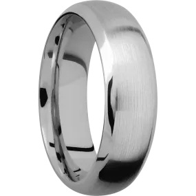 14K White Gold with Satin , Polish Finish