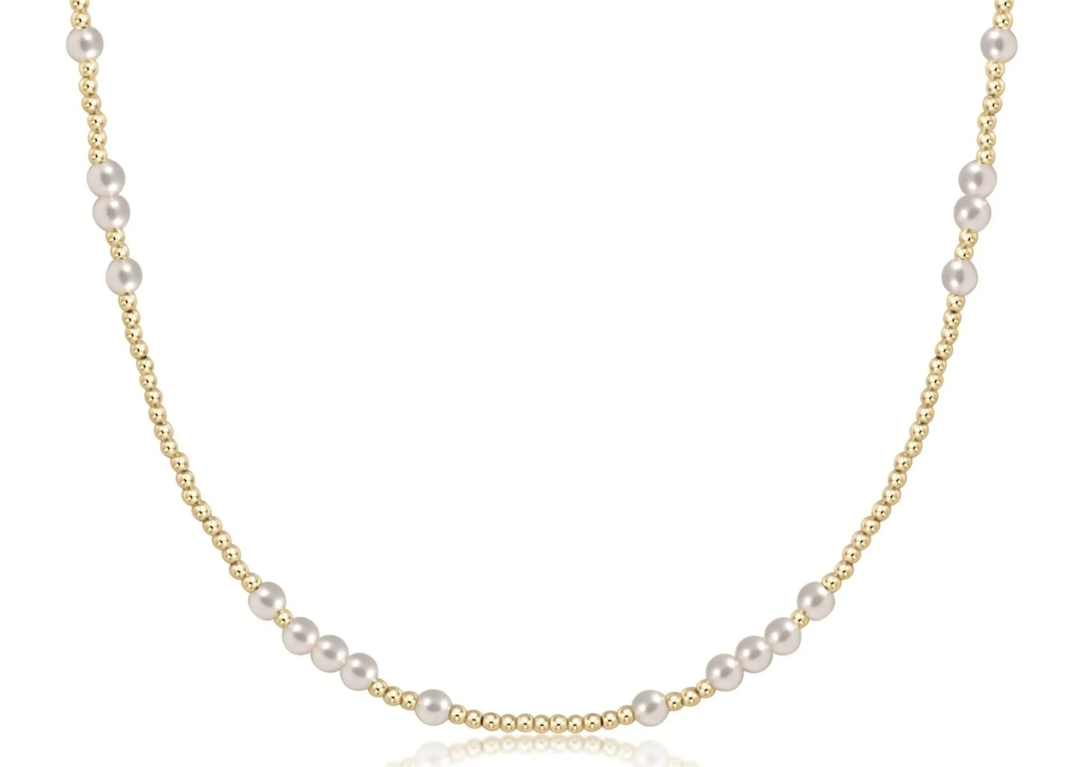 17" Hope Unwritten Pearl Choker Necklace