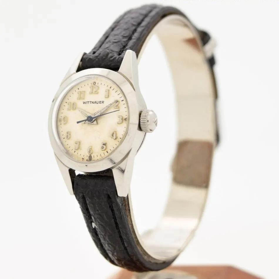 1970's Vintage Wittnauer Ladies Ref. 2320 Stainless Steel Watch (# 14468)