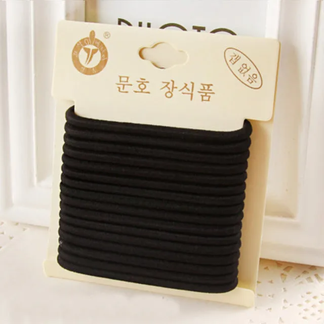 1Pack High Quality Cotton Solid Elastic Hair Band Headband For Women Girl Hair Rope Rubber Band Hair Accessories Tie Gum 17style