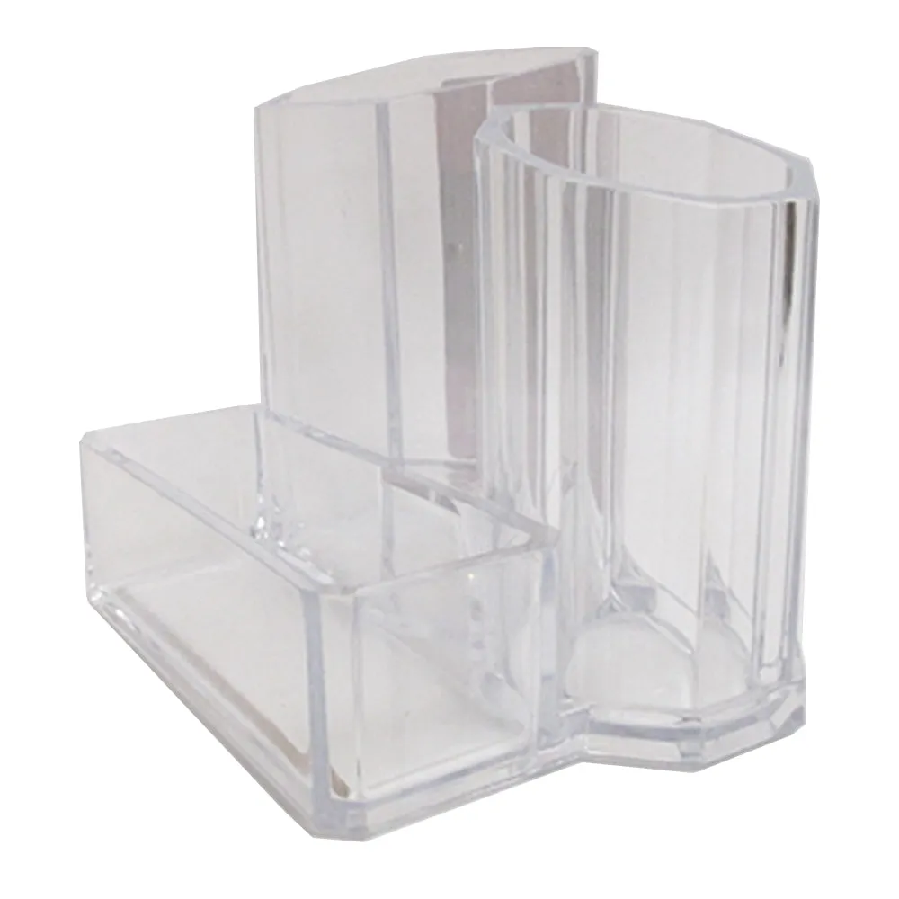 2 Clear Cosmetic Organizer Case Storage Jewelry Makeup Holder Box Vanity Make Up