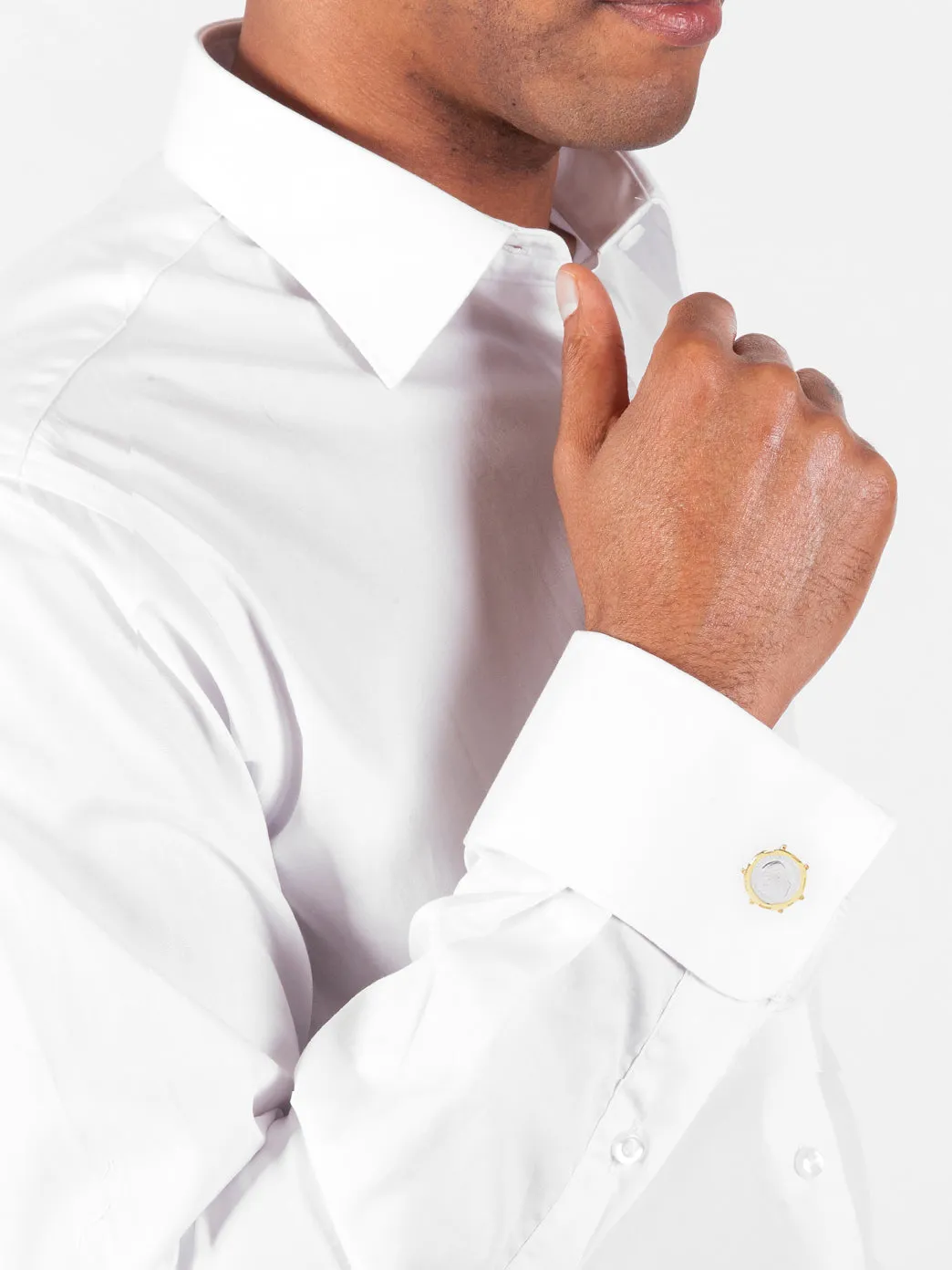 3p Gold Encased Cufflinks