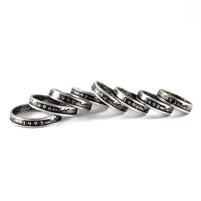 90% Silver 1992-1998 Washington Quarter Stacking Coin Ring