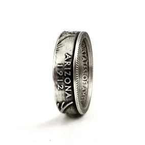 90% Silver Arizona Quarter Ring