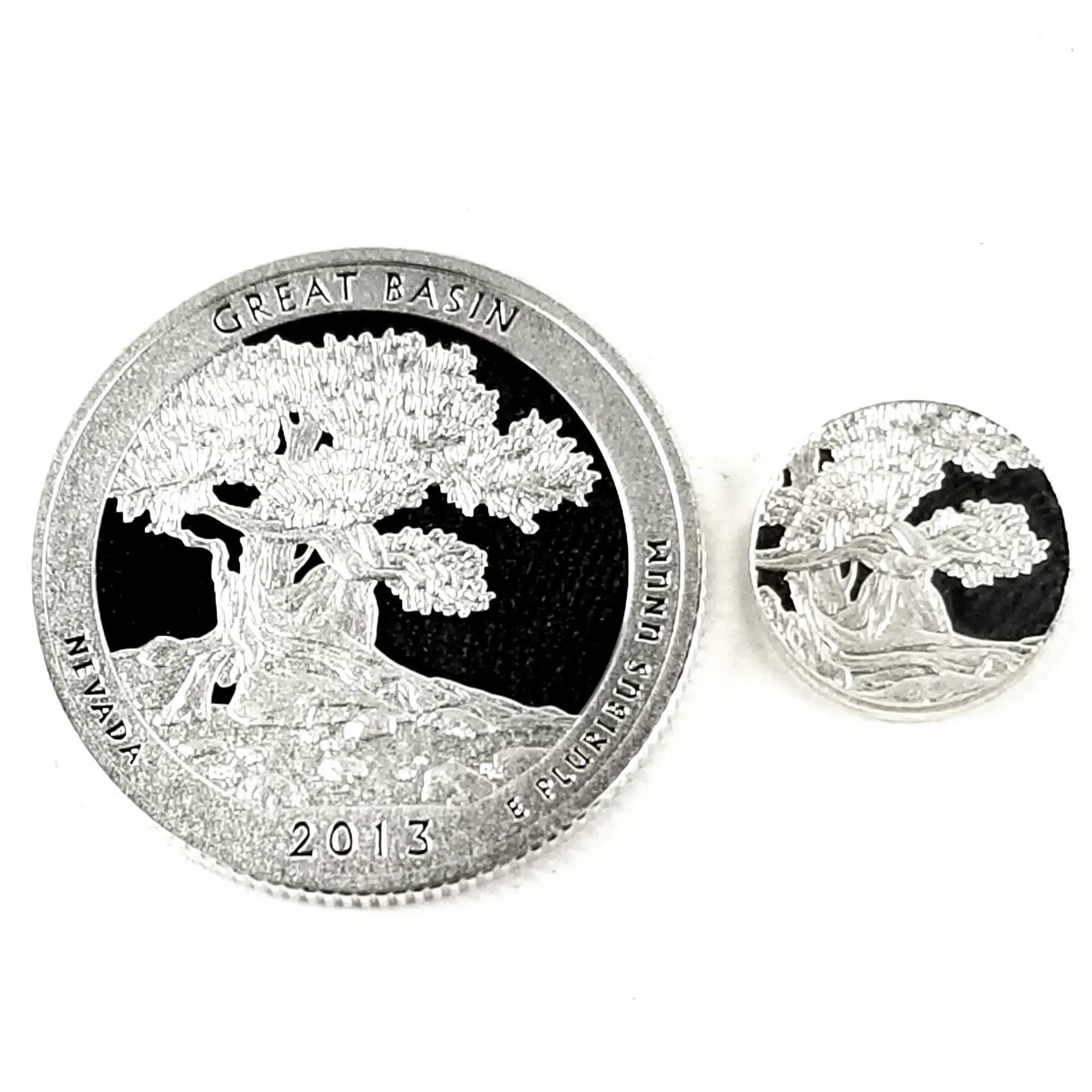 90% Silver Great Basin National Park Quarter Ring