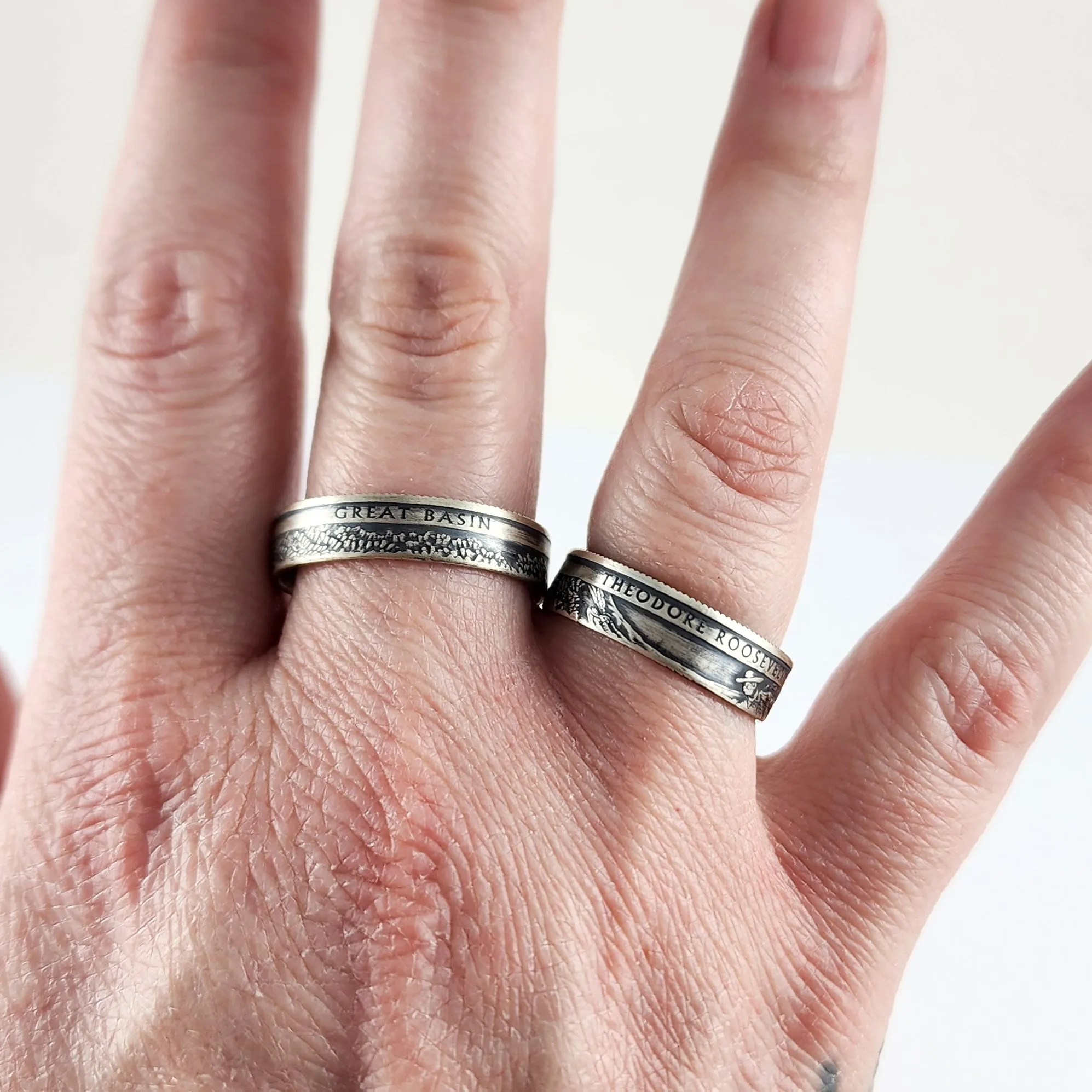 90% Silver Great Basin National Park Quarter Ring