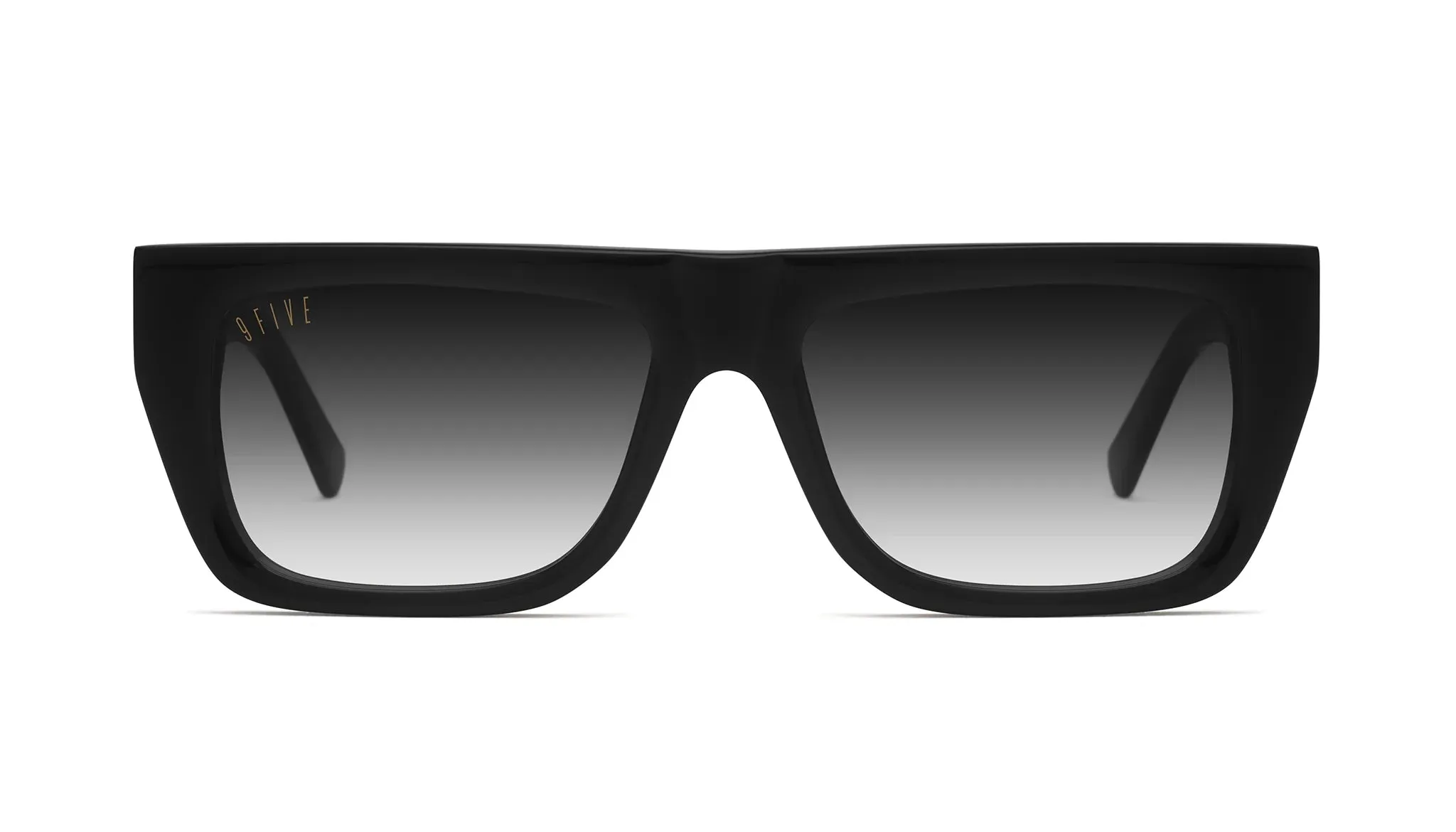 9FIVE EYEWEAR 212 BLACK GOLD W/ GRADIENT LENS