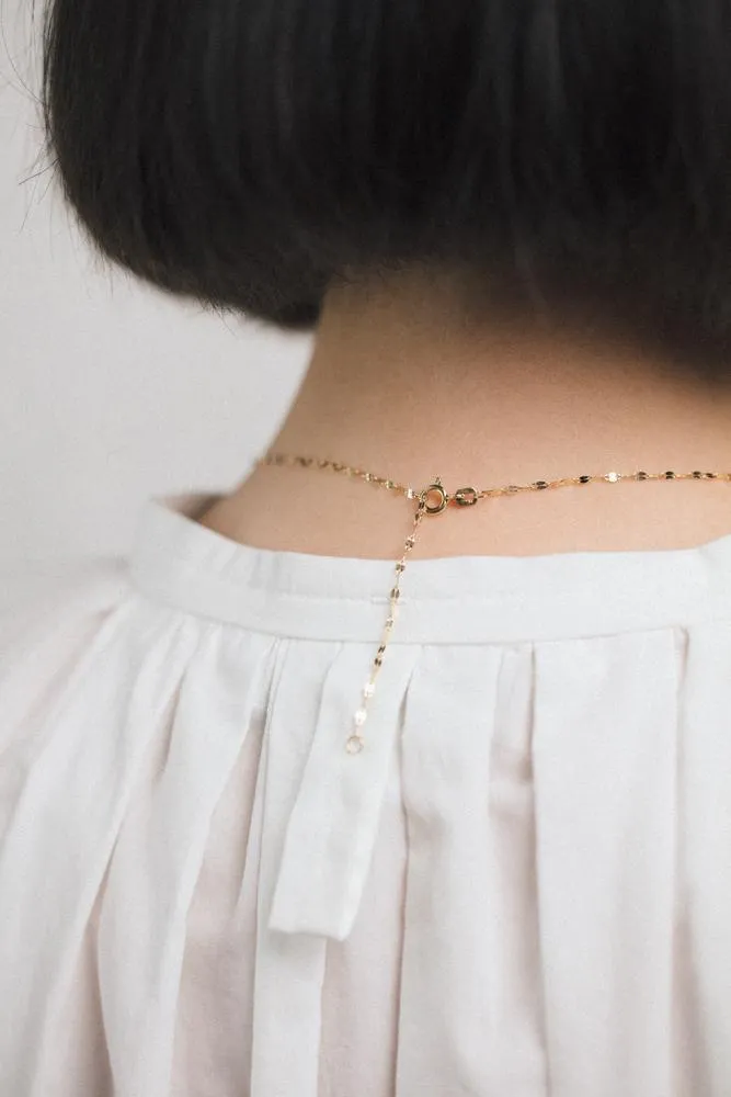 9kt Gold Diamond Cut Chain Necklace