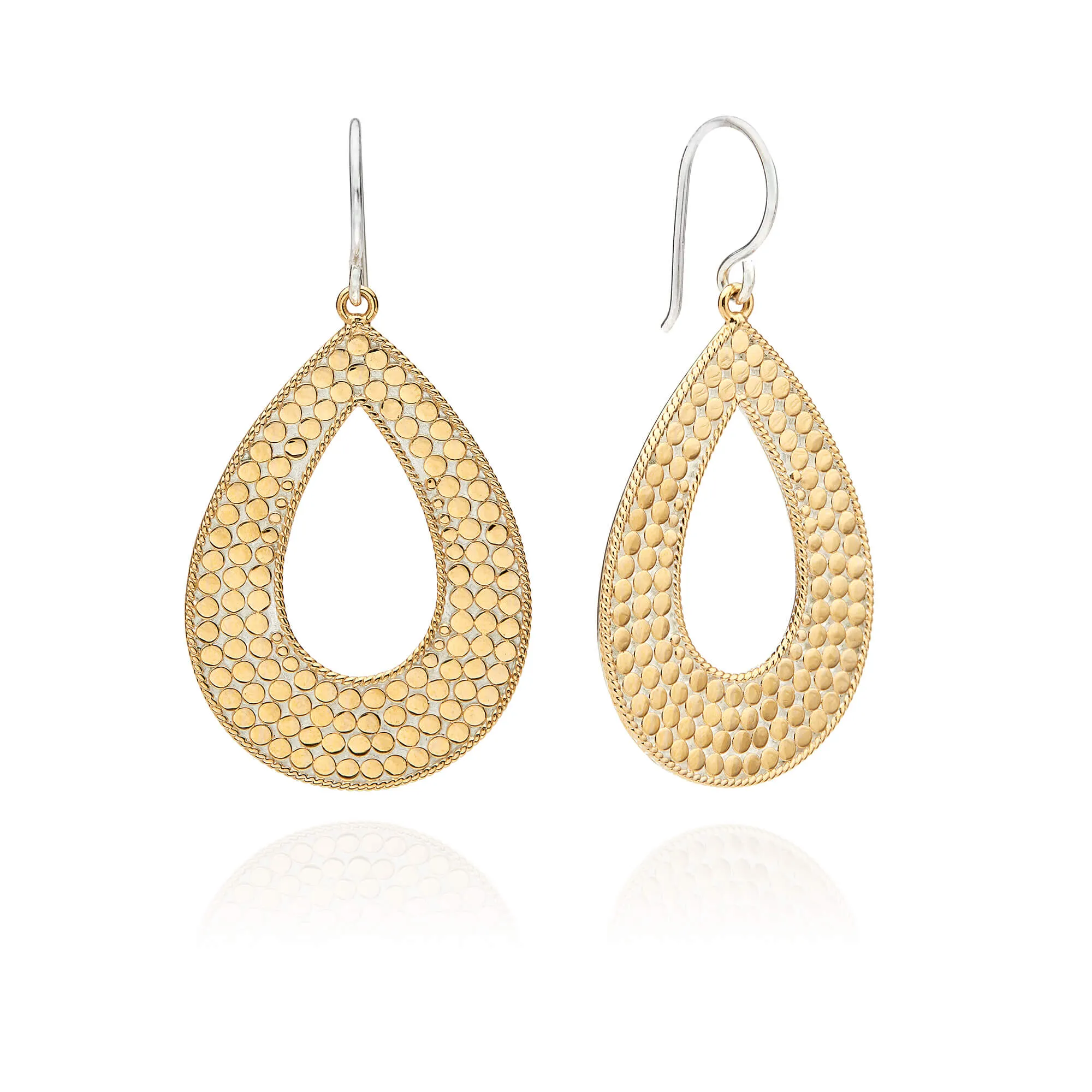 AB ER10078 Mosaic teardrop earrings