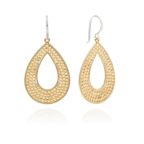 AB ER10078 Mosaic teardrop earrings
