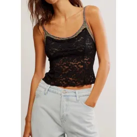 All Day Lace Cami -After Dark