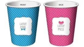 Baby Shower - 9oz 'Bow Or Bowtie?' Cups (8ct)