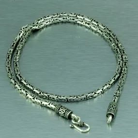 Balinese 'Byzantine' Sterling Silver Necklace