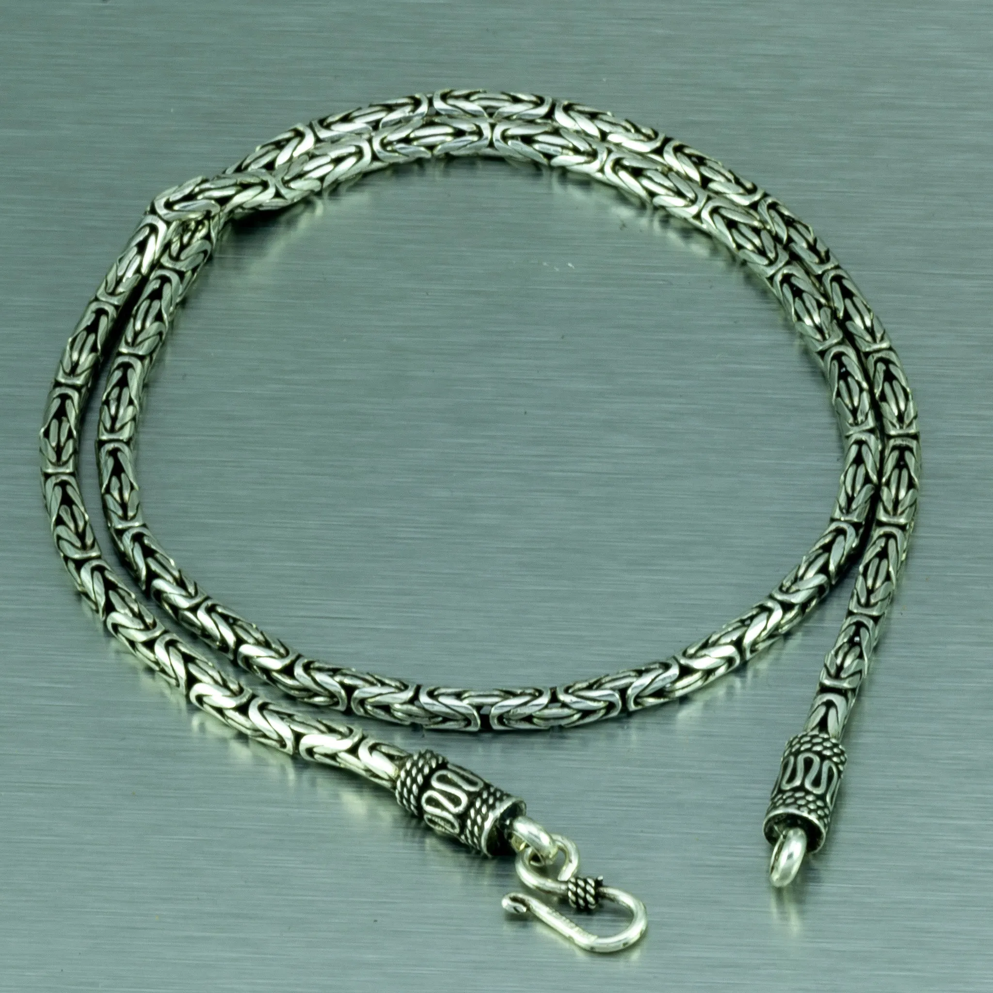 Balinese 'Byzantine' Sterling Silver Necklace