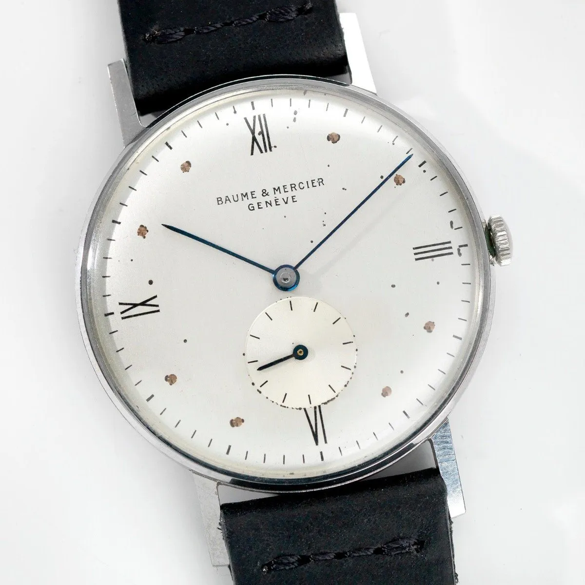 Vintage Baume & Mercier Large Case Calatrava Watch from the 1950s