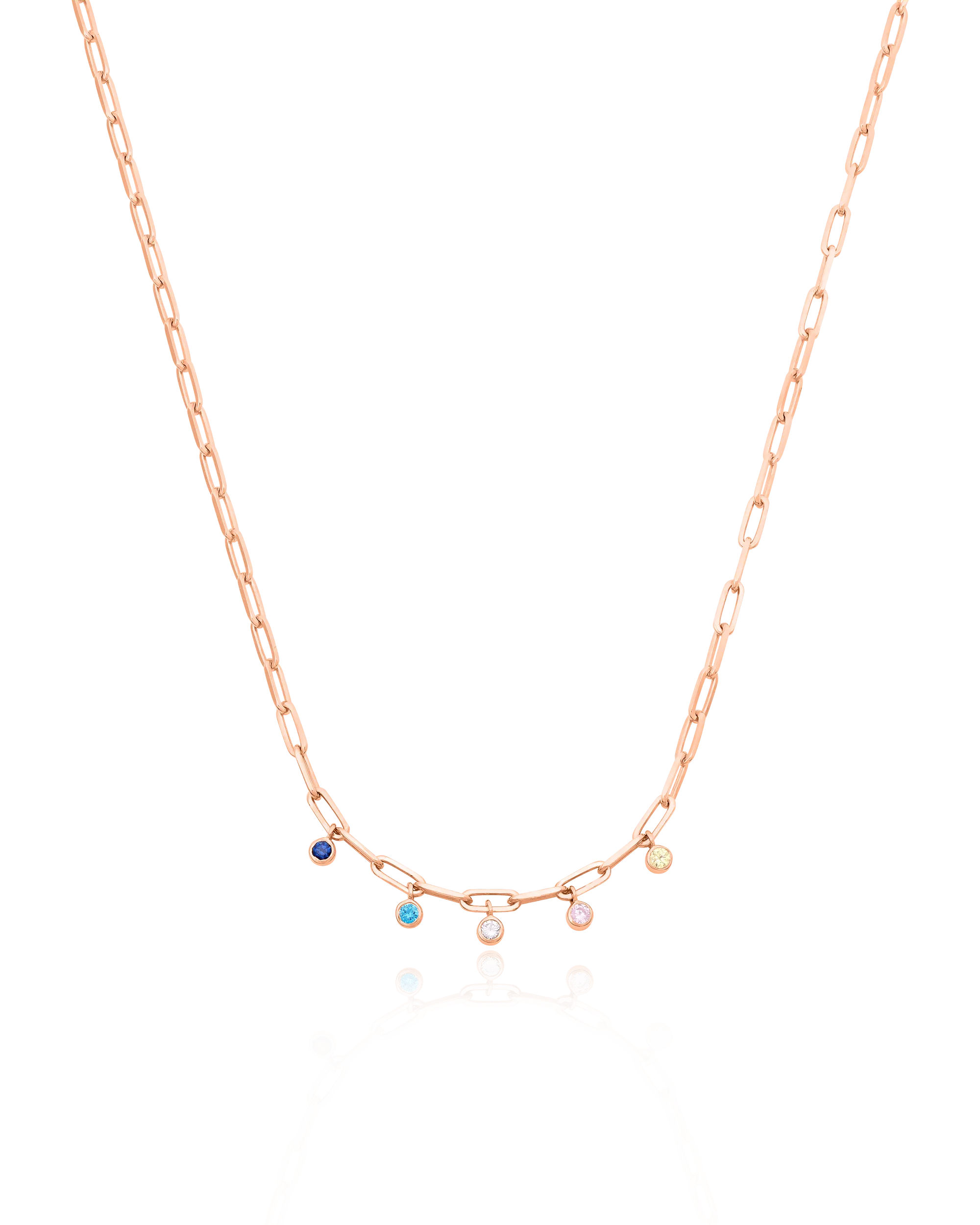 Elegant Bermuda Birthstone Necklace - Premium 18K Gold Vermeil Finish