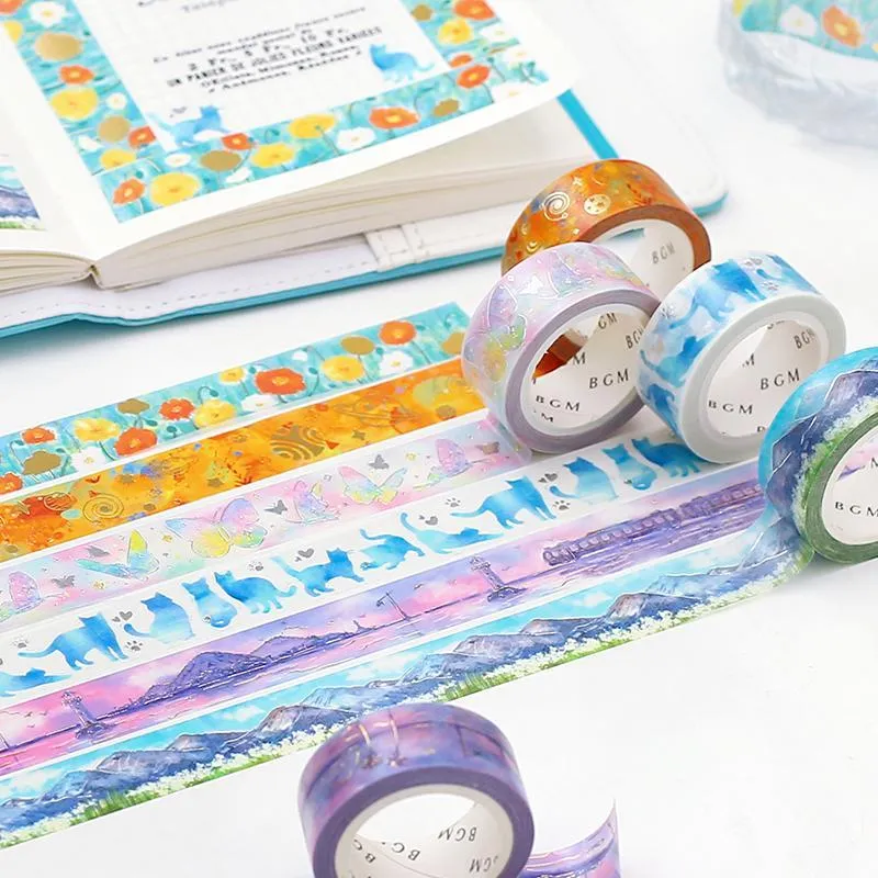 BGM Colorful Planets Masking Tape