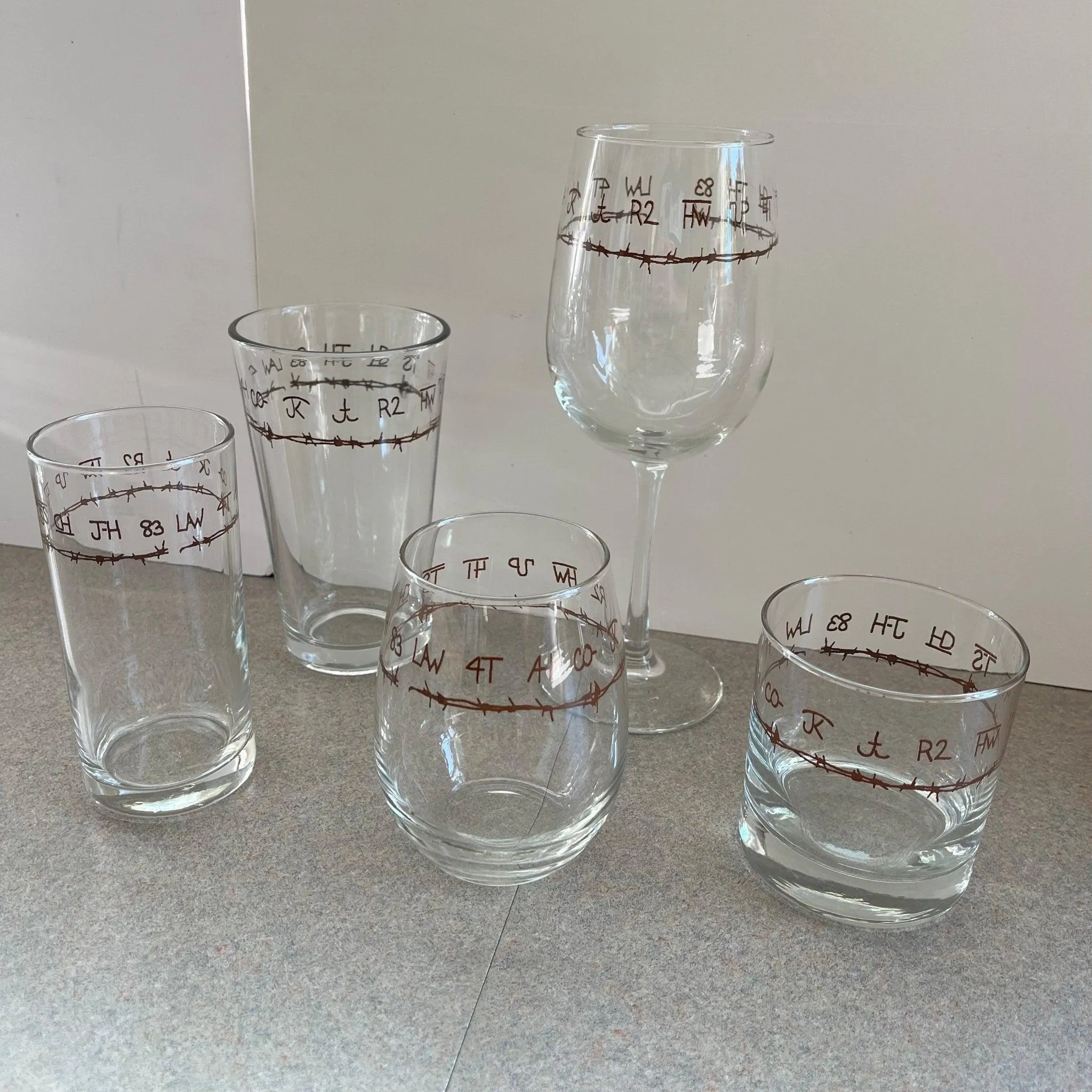 Blue Mountain Brands Wine Glasses