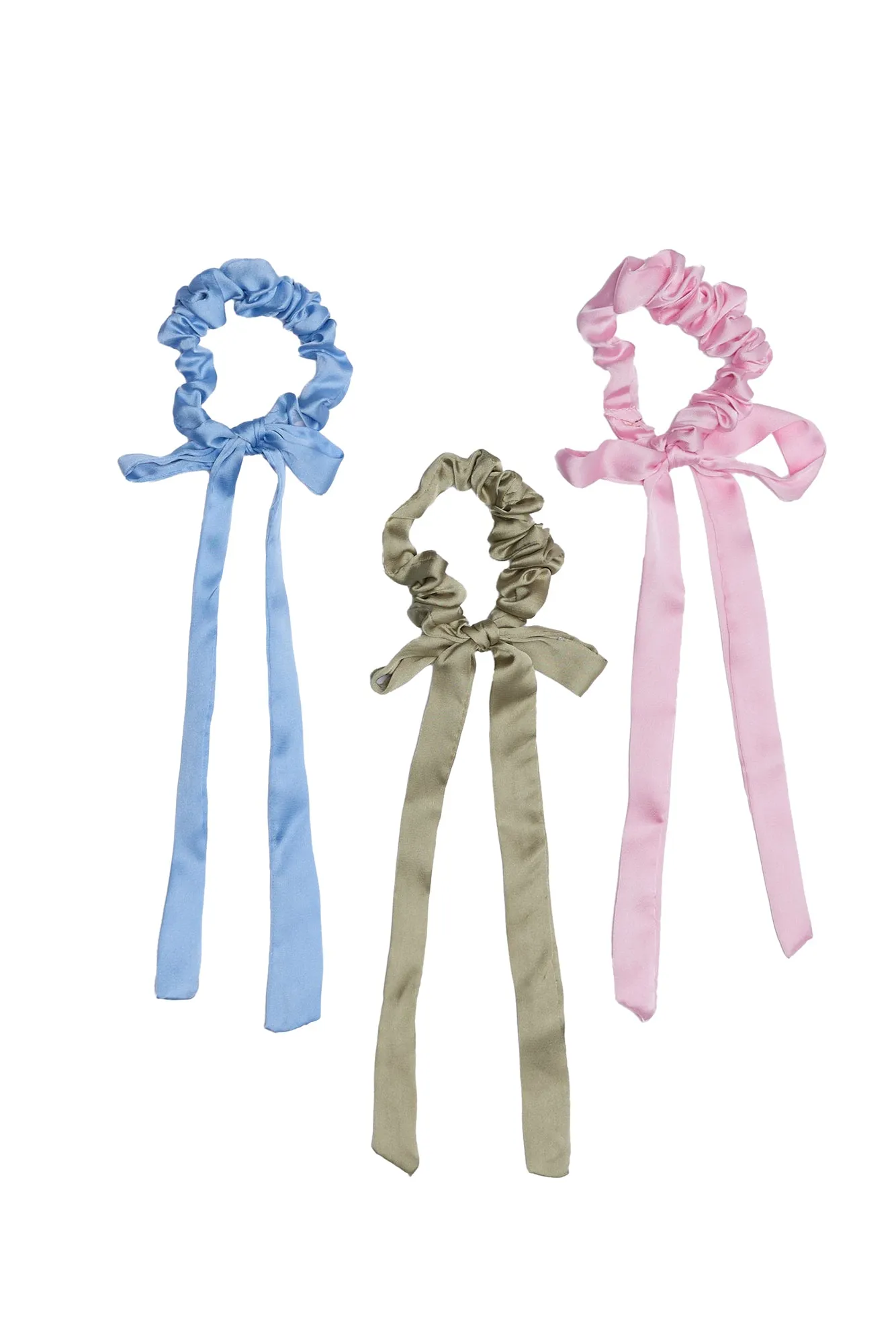 Bow Scrunchies 3-Pack