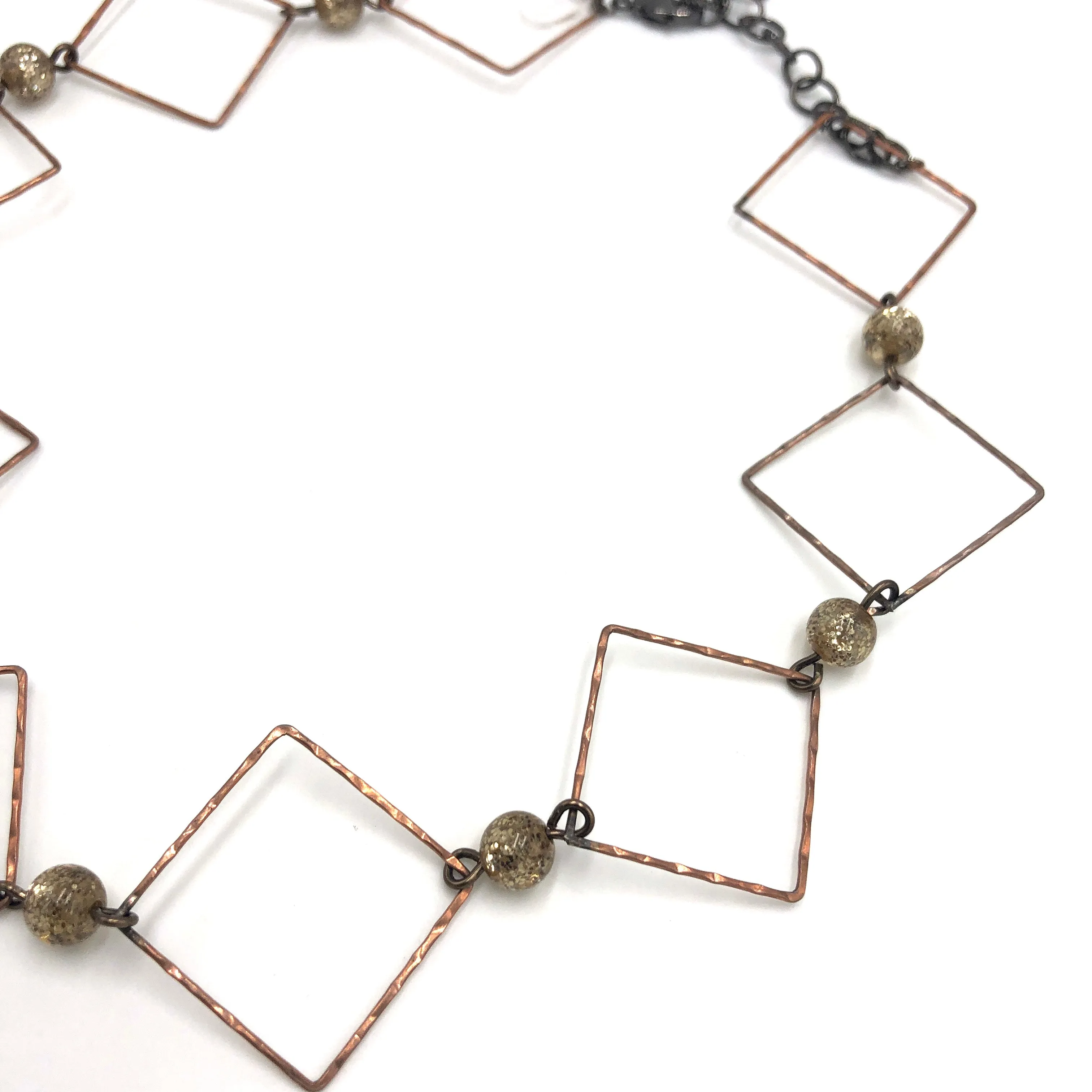 Bronze Box Necklace