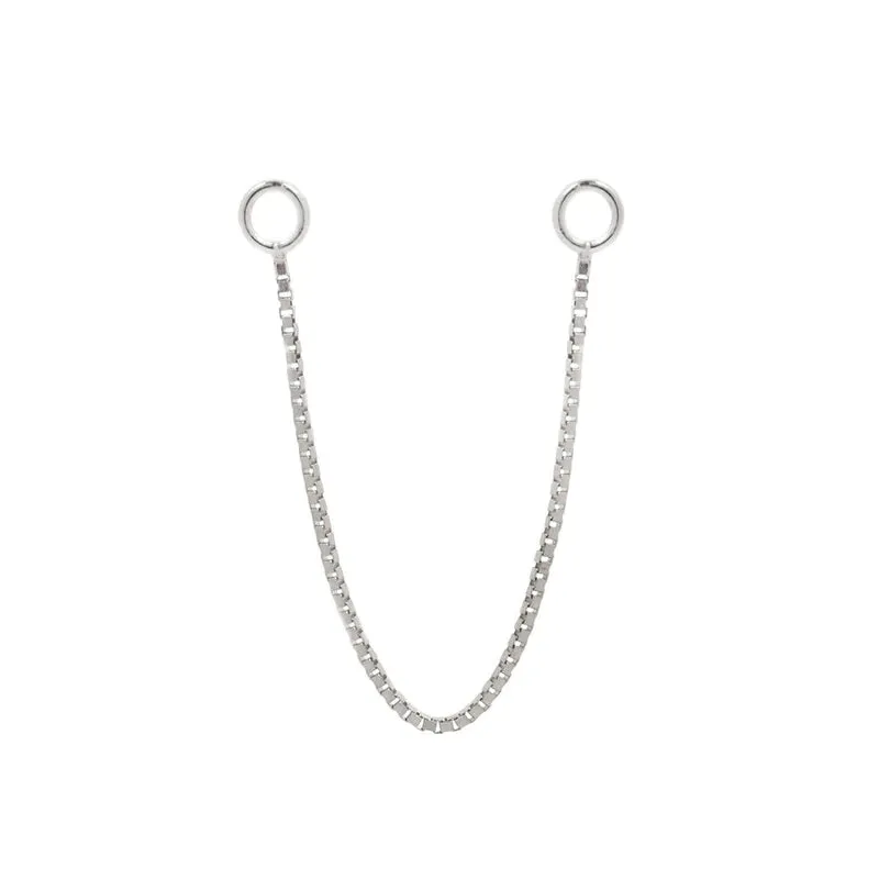 BUDDHA JEWELRY SINGLE BOX CHAIN - SOLID 14KT GOLD