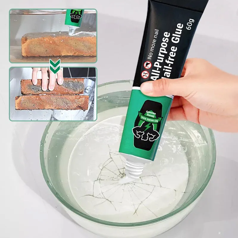 Buy 5 Get 5 Free Waterproof, Punch-free, Quick-drying, Strong All-purpose Adhesive