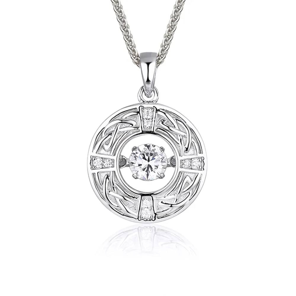Celtic Knot Dancing Stone Pendant - by Boru