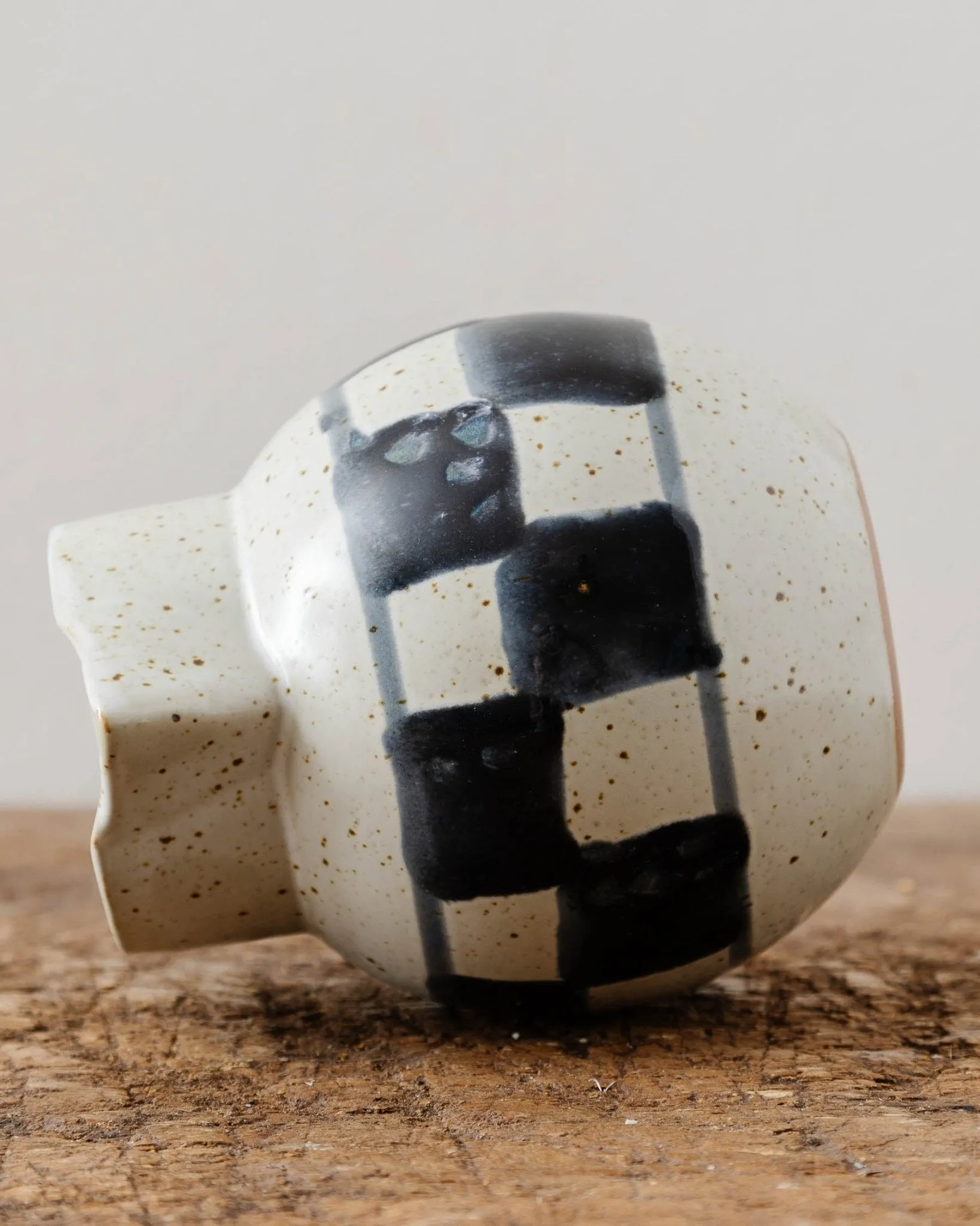 Checkmate Stoneware Pitcher I