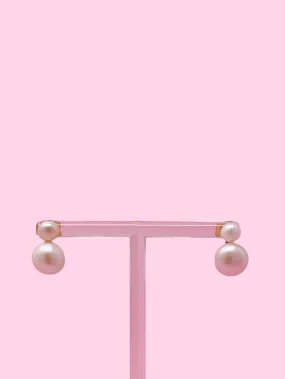 Classic Double Pearl Earrings