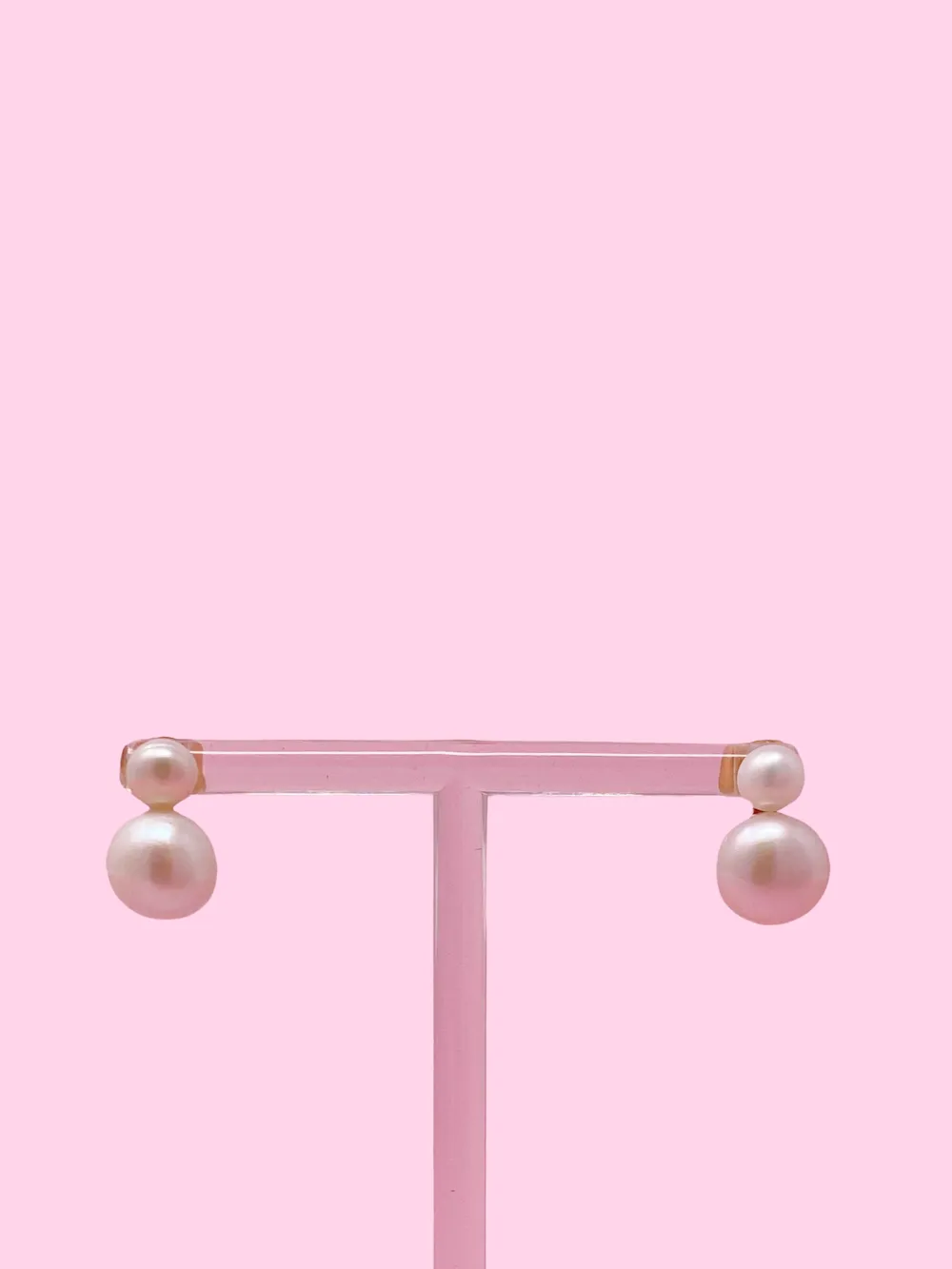 Classic Double Pearl Earrings