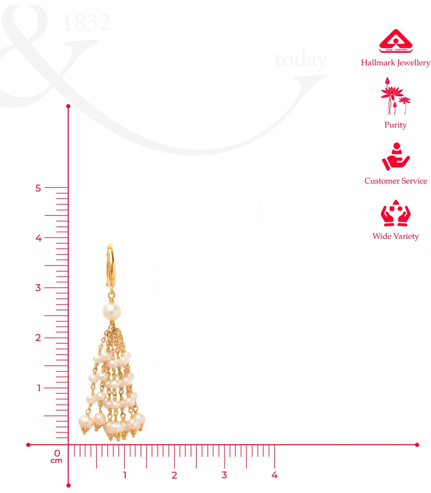 Classic Pearls Dangler Earrings