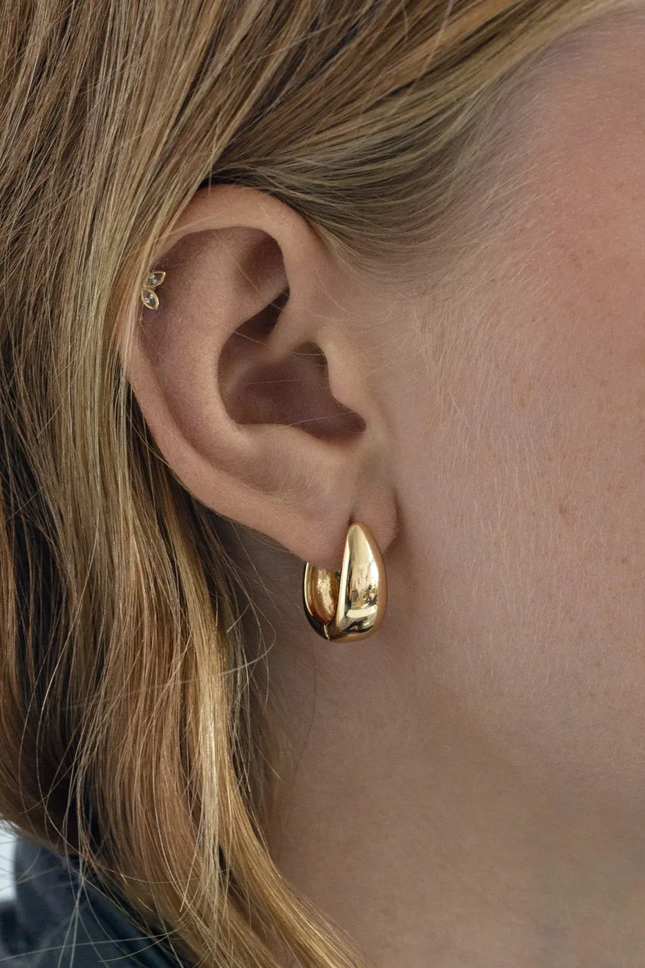 Classic Wide Hoop Earrings