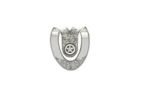 Clint Orms Engraved Silver Money Clip