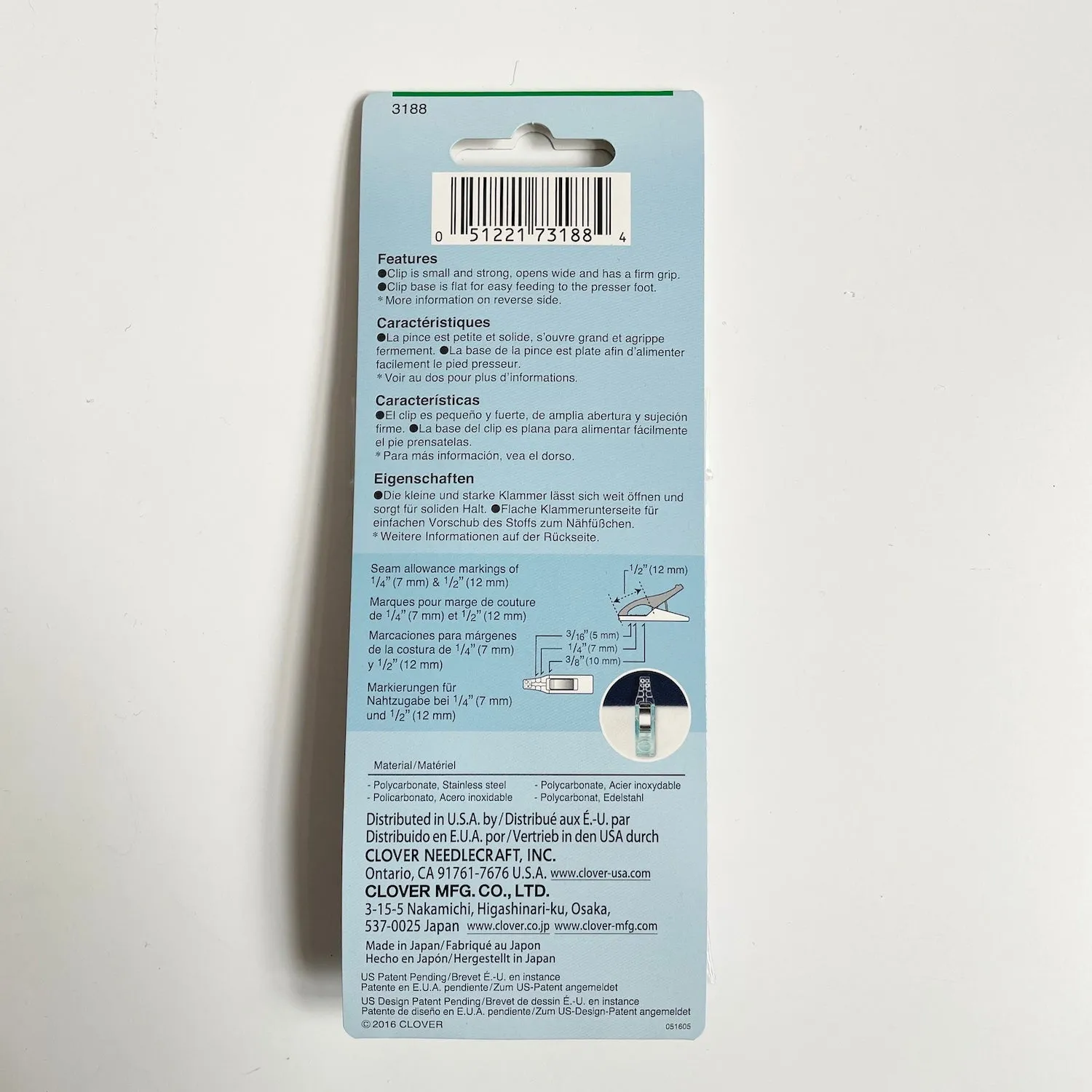 Clover Mini Wonder Clips - 20 pack