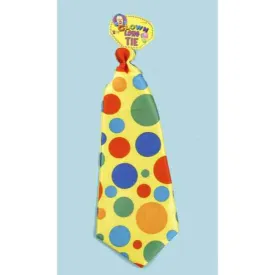 Clown Jumbo Long Neck Tie