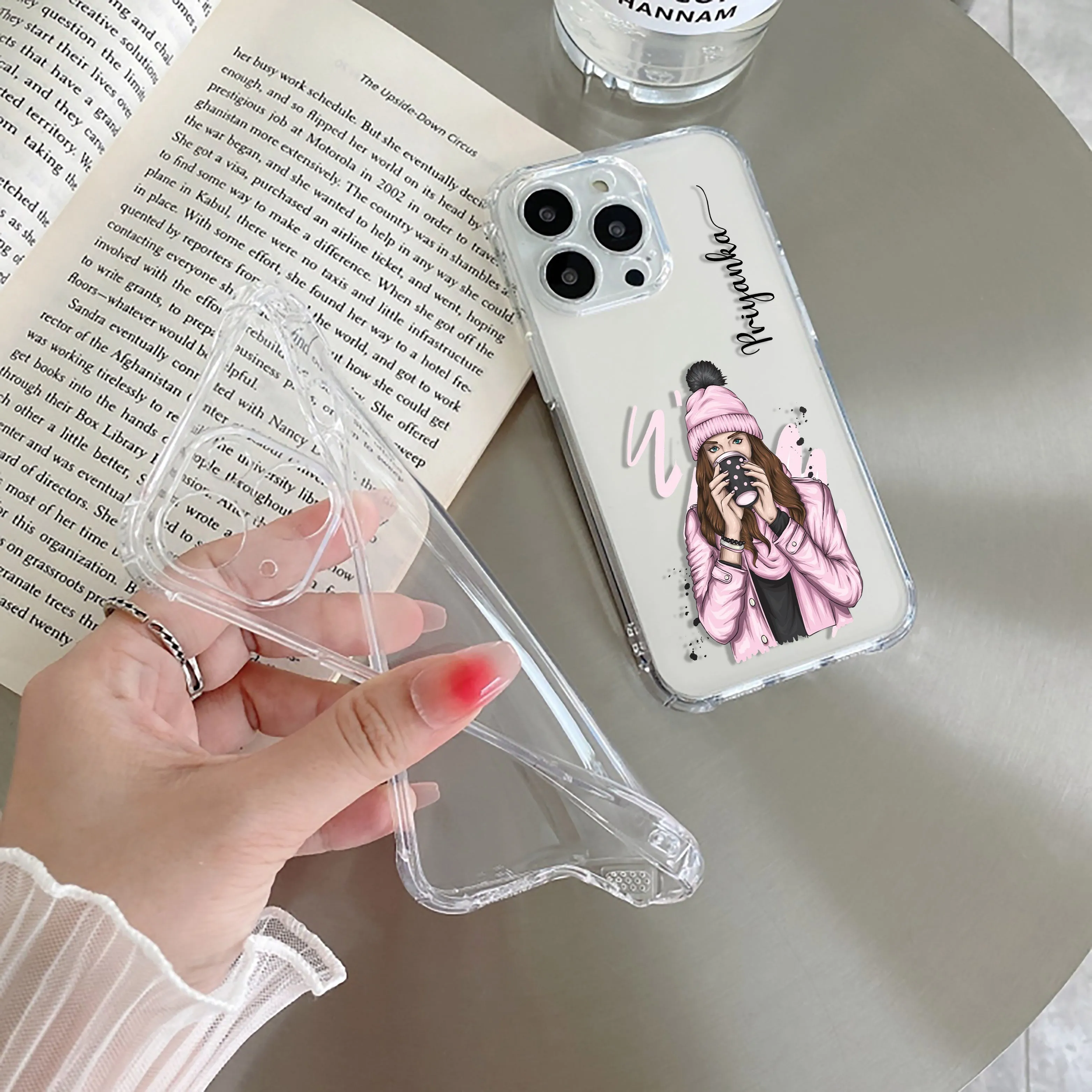 Coffee Time Customize Transparent Silicon Case For iPhone