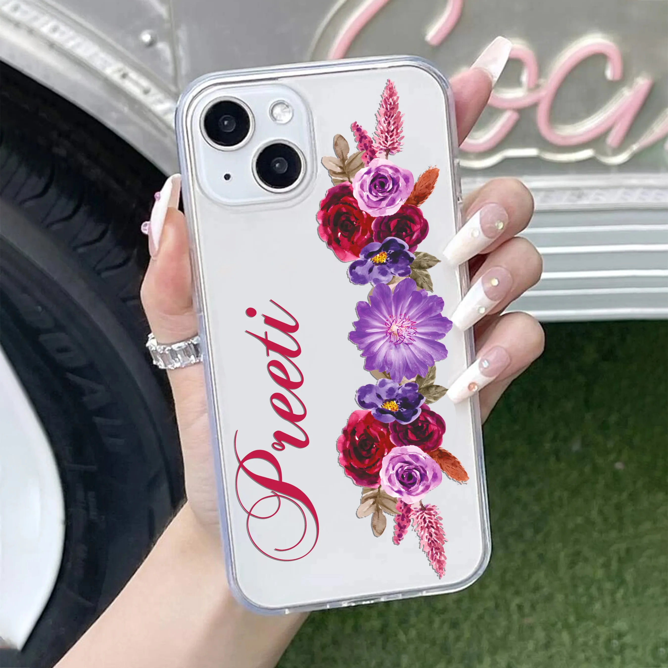 Coffee Time Customize Transparent Silicon Case For iPhone