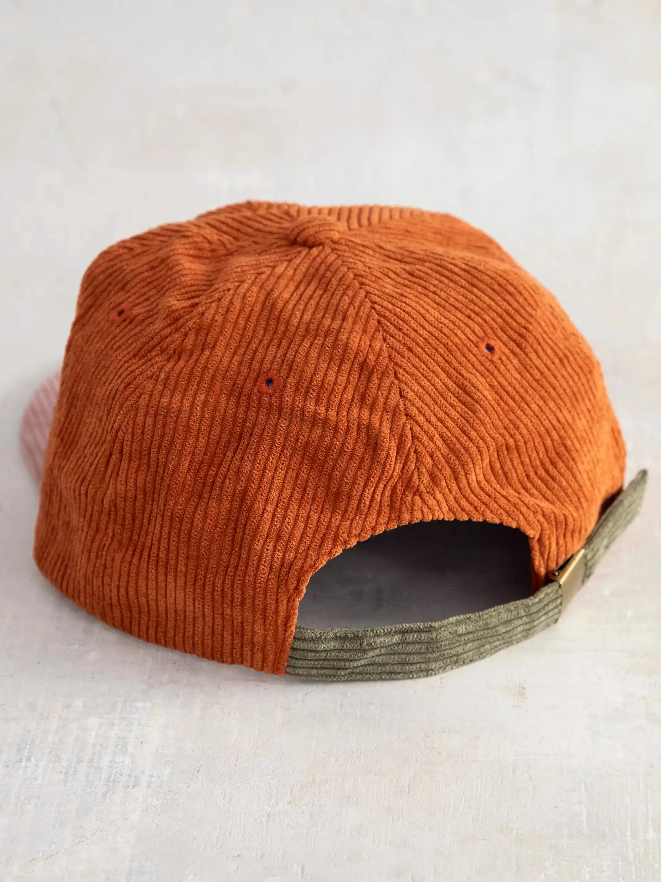Corduroy Snapback - Folk Floral