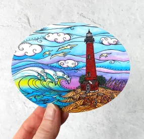 Corolla Waves Sticker
