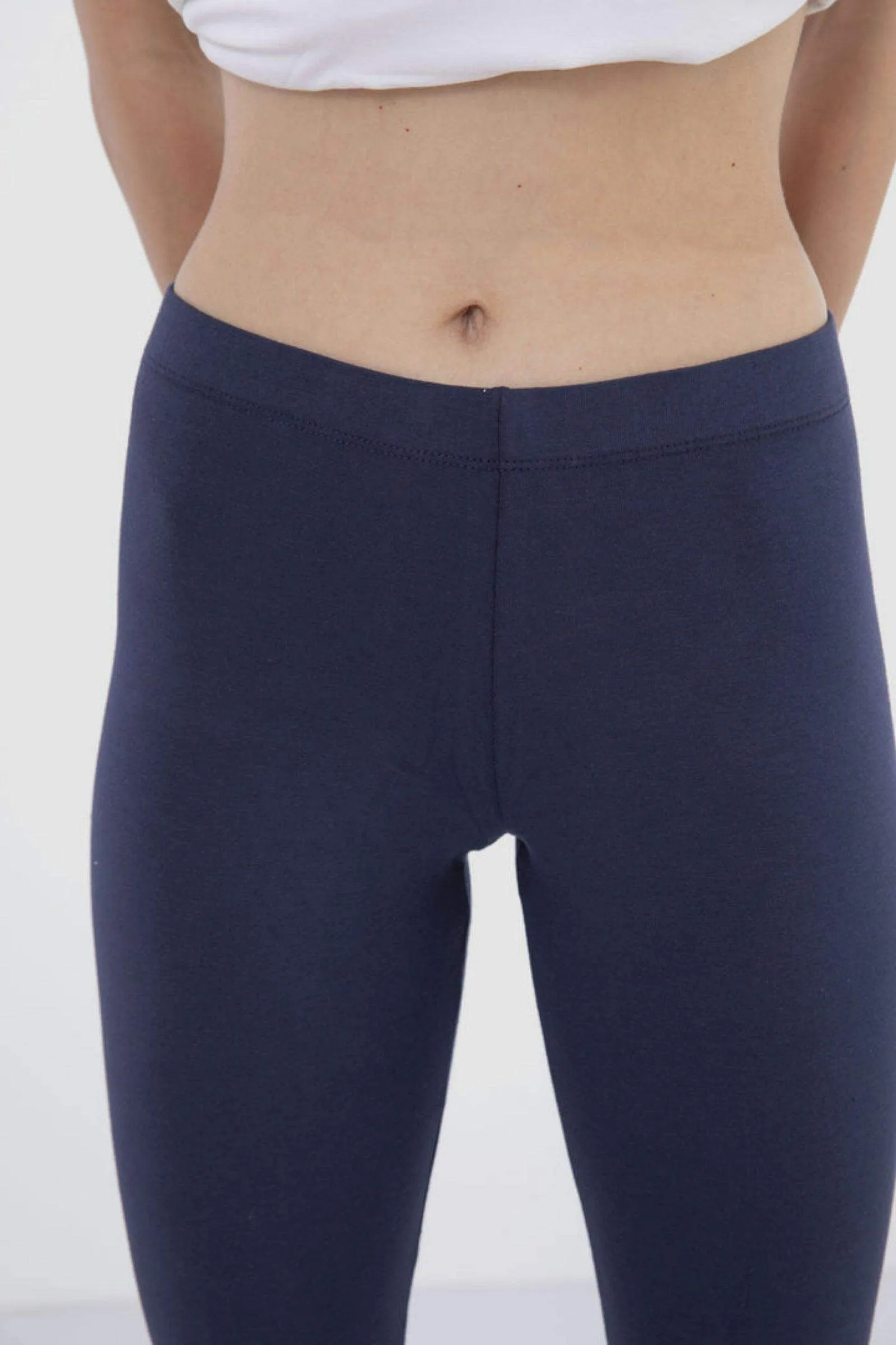 Cotton Pantacourt Legging
