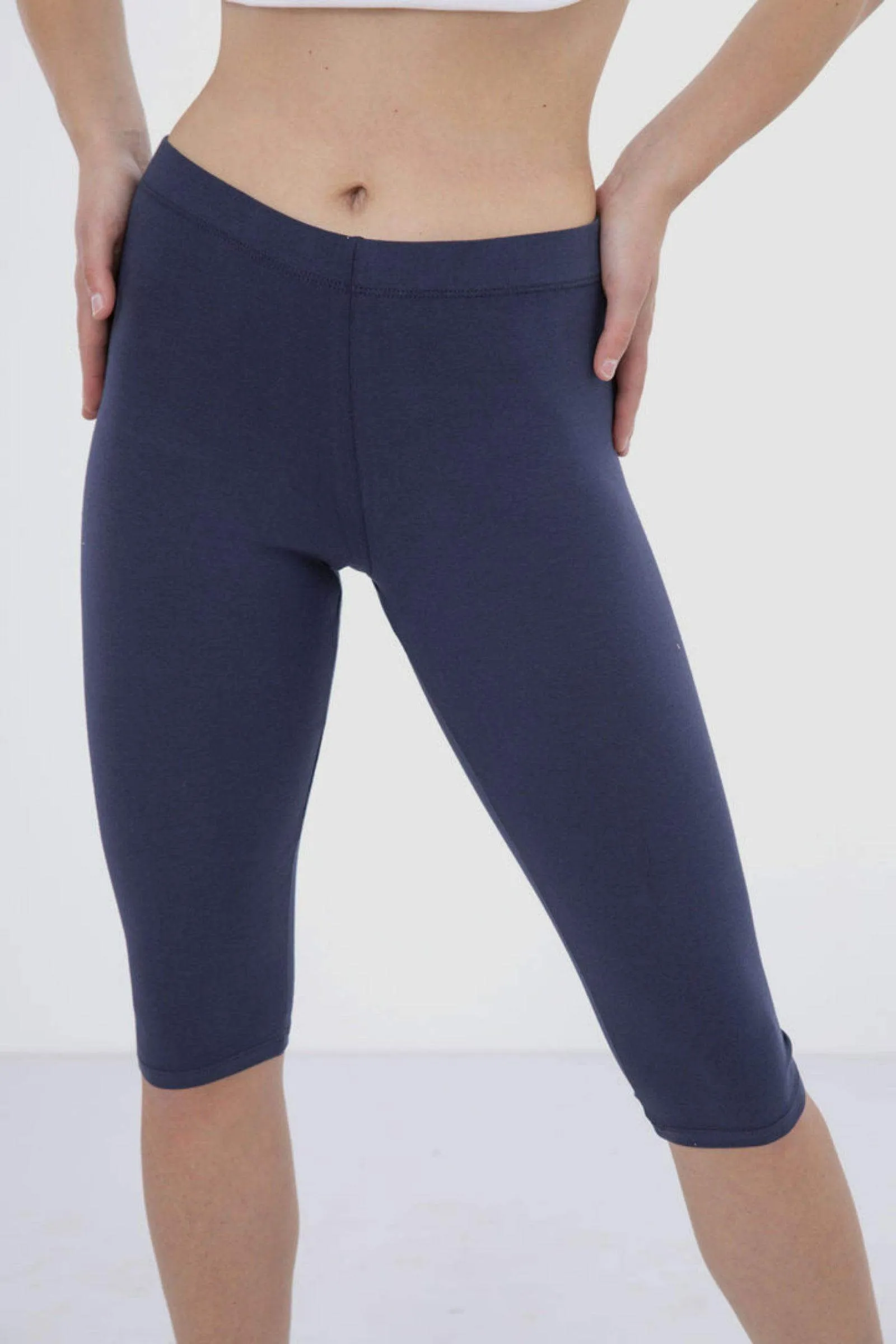 Cotton Pantacourt Legging