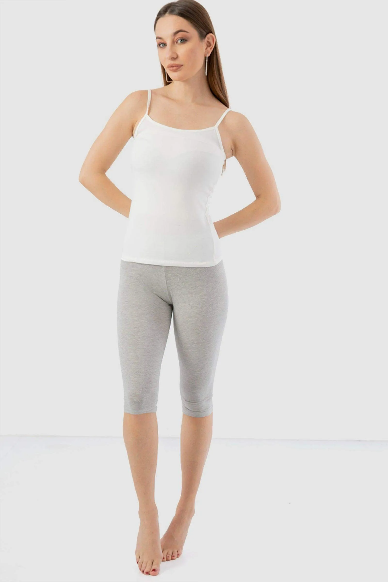 Cotton Pantacourt Legging