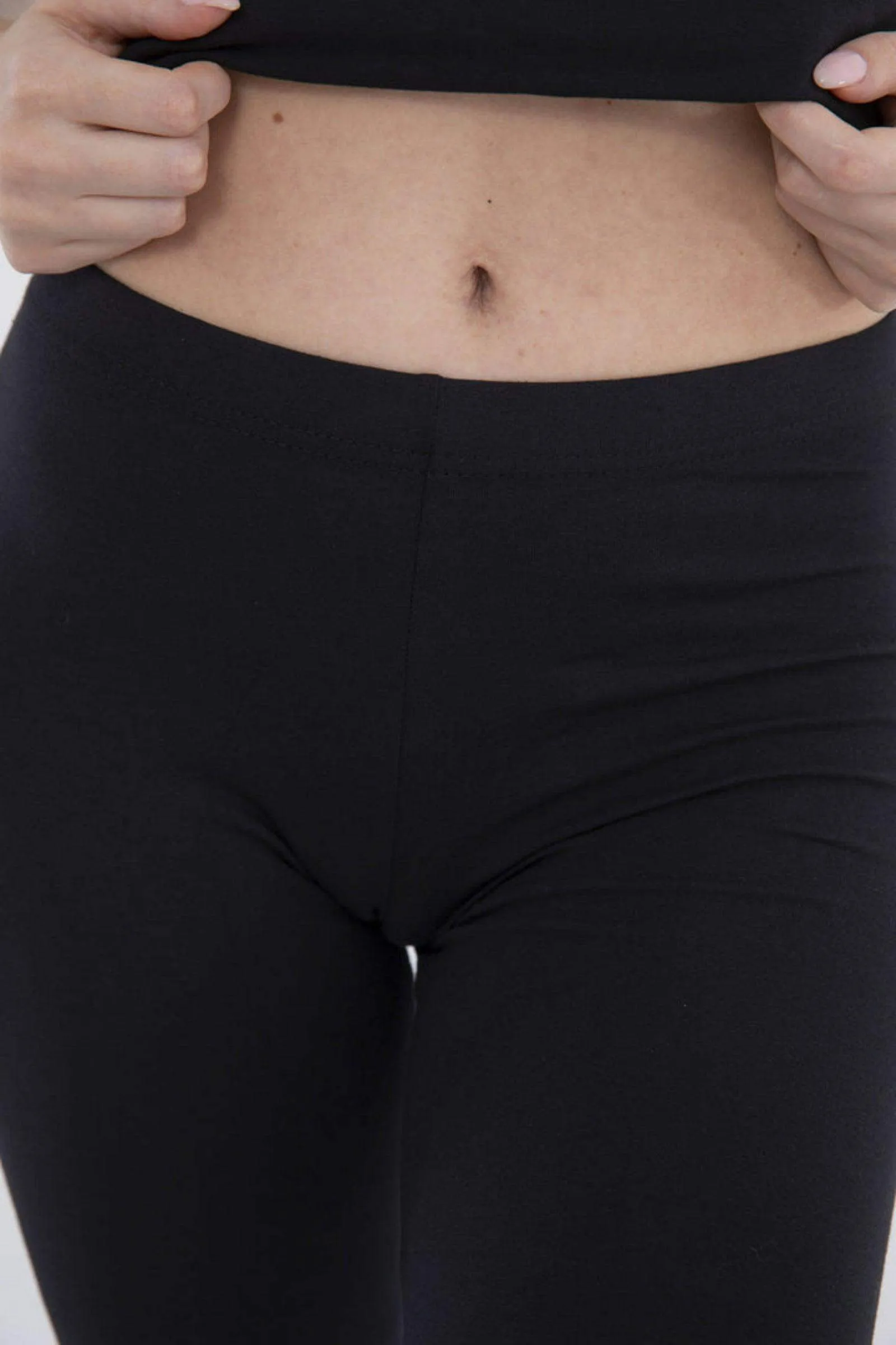 Cotton Pantacourt Legging