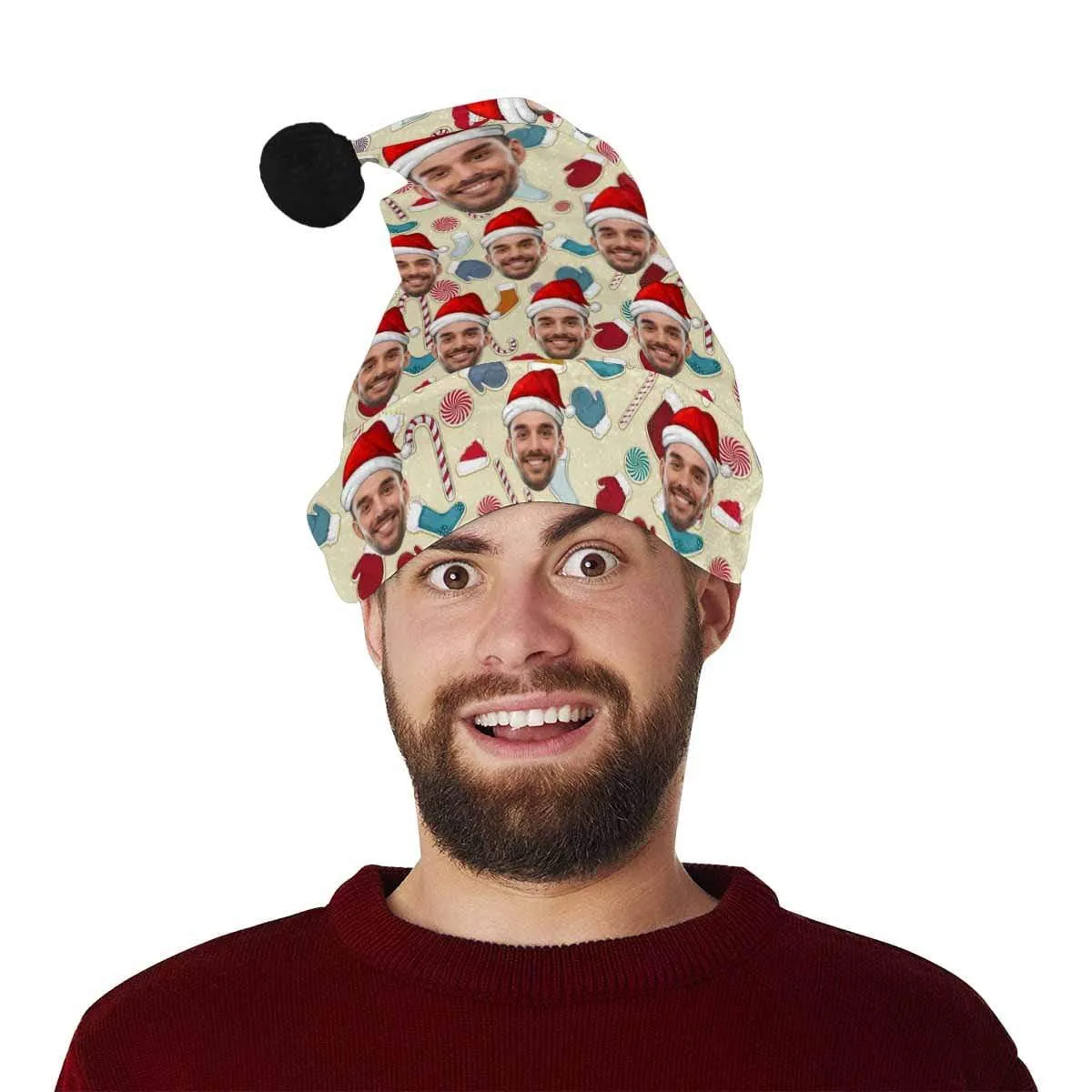 Custom Face Cute Christmas Christmas Santa Hat