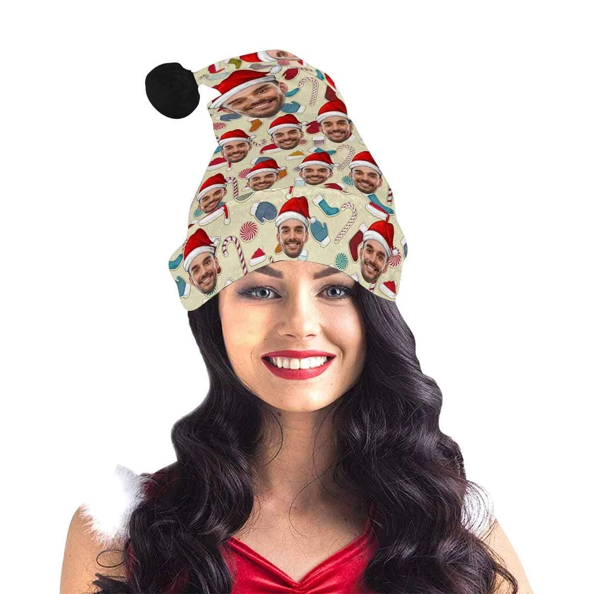 Custom Face Cute Christmas Christmas Santa Hat