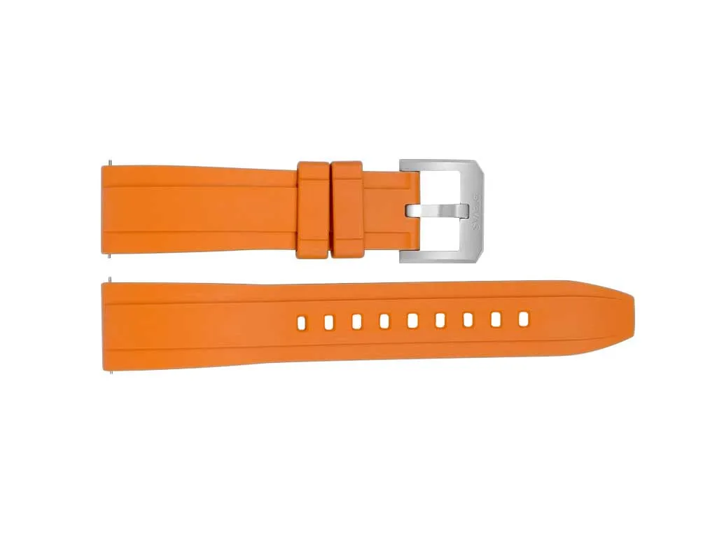 Dievas Orange Rubber Strap