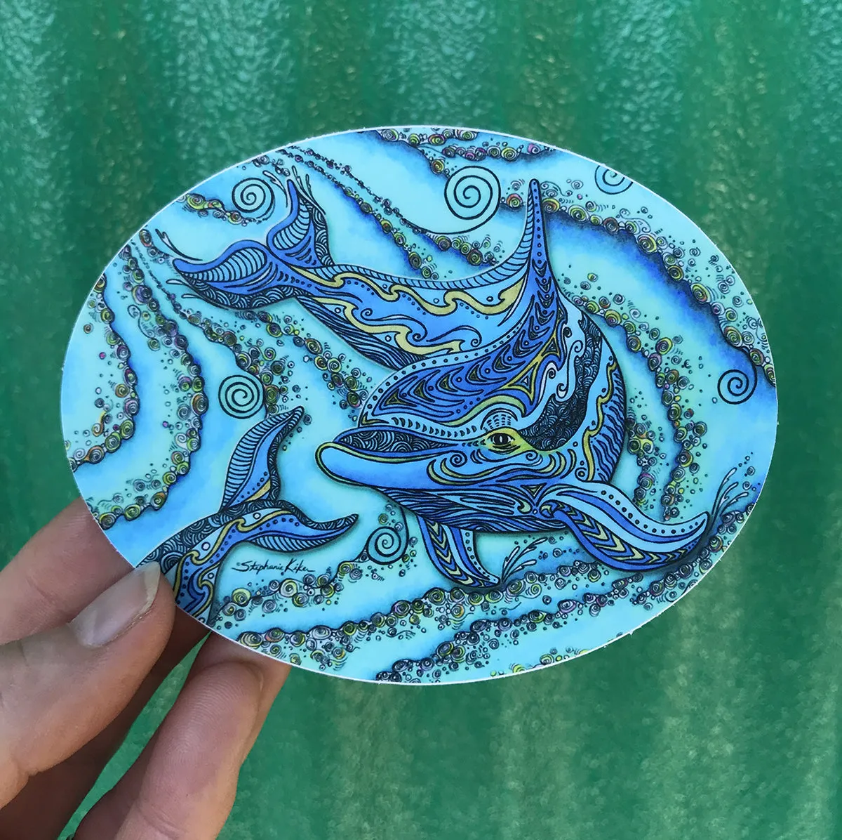 Dolphin Play Sticker