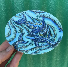 Dolphin Play Sticker