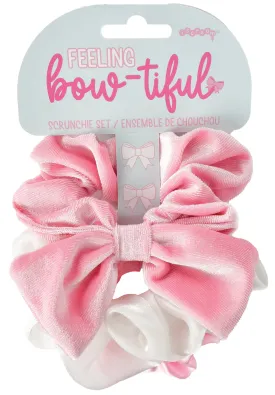 FEELING BOW-TIFUL SCRUNCHIES